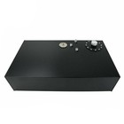 Black 17 Gallon 64l Fuel Cell Gas Tank W  Cap   Level Sender Street Rod Aluminum