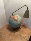 Rare 1958 Mid Century Modern 12 Inch Globe With Lamp