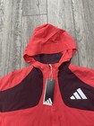 Adidas Pro Elite Team Warm Jacket Running  Semi Lucid Red auror Mens Size M