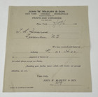 1916 John W Masury   Son Paints Varnishes Letterhead Cover New York Advertising