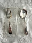 Lunt Silversmiths Sterling Silver Baby Fork Spoon Set Brand New
