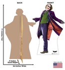 Batman The Dark Knight Joker Heath Ledger Lifesize Standup Standee Cutout Figure