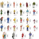 Model Trains O Scale Painted Colorful Figures 1 43 Scale Standing People P4312