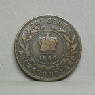 Newfoundland 1890 1 Cent  Vg-fine  cp-16 