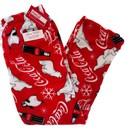 Coca-cola Logo Polar Bears Plush Fleece Lounge Sleep Pajama Pants Men   s S M L Xl
