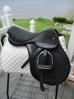 17   Medium Thorowgood Ulster Cc Jump English Saddle W  Leathers    Irons