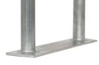 30  Aluminum Handrail Handle -grab Bar Flat Plate Base Docks  Decks  Boats  Pool