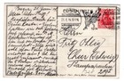 Zeppelin airmail 1914 Flight To Bugra-karte In The Ch  aa9276