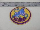 Vintage Astrological Zodiac Horoscope Themed Taurus Patch  Bis