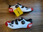 Sidi Men s Alba 2 Carbon Road Cycling Shoes White black red Eu 40 - Open Box