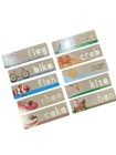 Alphabet Word Wooden Plaques With Letters Double Sided Childs Educational Toy