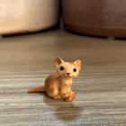 Hagen Renaker Orange Tabby Kitten Seated Miniature Cat Figurine
