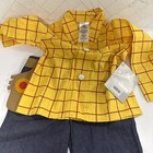 Disney Store Woody Toy Story Costume Set  shirt And Pants Only  Nwt 18-24m