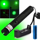 2x 6100mile Green Laser Pointer Lazer Pen High Power Visible Beam Light battery