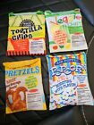 Melissa   Doug Wooden Store And Serve Snack Food Play Set Chips Pretzels Popcorn