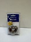 Life Storage Disc Lock 2 75  Stainless Steel Padlock Ls-670 With 2 Keys Nos New
