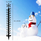 Snow Gauge Outdoor  24 Inch Snowfall Measuring Gauge  Winter Snowflake Metal Rul