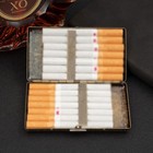 New Retro Bronze Metal Cigarette Case Holder Box For King Size Or 20 s Cigarette