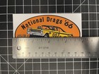 New National Drags 66  W Vinyl Racing Decal Vintage Nhra Sticker