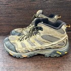 Merrell Moab 2 Mid Waterproof Men s Hiking Boots Size 12 Walnut Brown Vibram Lug