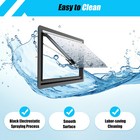 Rv Caravan Extrapolated Ventilation Camper Hinged Push Window Hatch 900x500mm