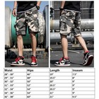 Men Casual Fashion Chino Cargo Shorts Pants Multi Pockets Summer Beach Trousers
