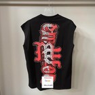 Men Women Black Emotion T Shirt Vest Hip Hop High Street Sleeveless Cotton Top