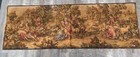 Antique Hand Woven French Tapestry Wall Hanging Lovers 56   wx 19 5    Htable Runner