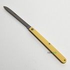 Harvest Fruit Knife Stainless Blade Folding 5-3 4  Alabaster Composition Handle