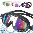 Mirror Swimming Goggles Anti-fog Swim Glasses Uv Protection With Ear Plug Adult