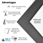 Hdpe Plastic Sheet - 3 8  Thick - Black - Pick Your Size