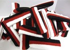 40  Pieces Red  White   Black Assorted Sports Headband Lot  Resale Value Triple