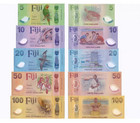 2026 Set 5 Pcs Fiji 5 10 20 50 100 Dollars P 125 126 127 128 129 Unc Banknote