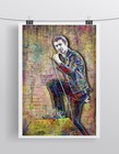 Alex Turner Of Arctic Monkeys 8x12in Poster Arctic Monkeys Print Free Shipping