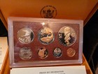 1975 Cook Islands 8 Coin Proof Set   500 Silver 5 Dollar