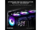 Phanteks Glacier One 360m25-lcd Aio Liquid Cpu Cooler  6  Ips Lcd Hd Display  12