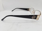 Pre-owned Versace Mod 1163-m1252 Gold black Authentic Eyeglasses 52-16-130