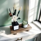 Wood Riser For Decor  8 66x3 54in Pedestal Stand  Small Wooden Natural 