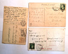 Lot Of 3 Antique Easter Postcards Embossed Eggs Landscape Lamb Laying In Grass