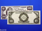 Repoduction  100 1891 Silver Certificate Note Us Paper Money Currency Copy