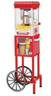 Nostalgia Popcorn Maker Machine  Vintage Movie Theater Cart With 2 5 Oz Kettle 
