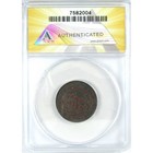 1835 Classic Head Half Cent Au 50 Details Anacs Copper Sku i16055