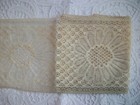 Antique Vintage Lace 5 Inch Wide Ivory Color Cotton Floral 4 Yards Lingerie Doll