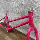 Vintage Schwinn Predator Bmx Frame 20in Pink Steel Old School Girls Step Through