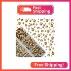4000pcs Mixed Size Hot Fix Round Crystals Gems Glass Stones Hotfix Flat Back Rhi