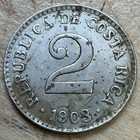 Costa Rica 1903 2 Centimos 630k Mintage  f661