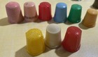 Vintage Thimbles Lot Of 130 Souvenir Sewing Advertising Nice Assortment