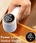 Hbn Fabric Shaver  Electric Lint Remover  Rechargeable Sweater Defuzzer  3-speed