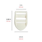 1    Ladder Lock Buckles For Backpack Straps     Strap Adjusters     Plastic - Multi