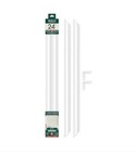 2-pack 24  Wall Panel Rail Kit White Finish Polystyrene Picture Frame Moulding